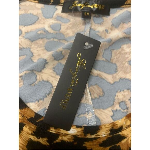 Cheetah Patterned Asymmetrical Hem Tank - Picture 7 of 8